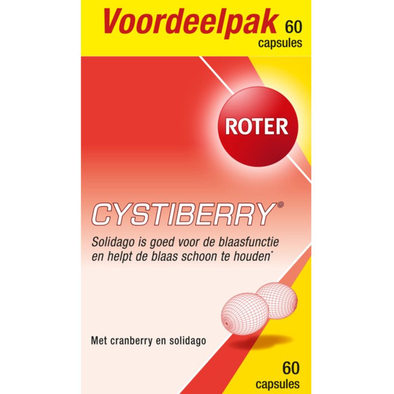 Een afbeelding van Roter Cystiberry capsules voordeel