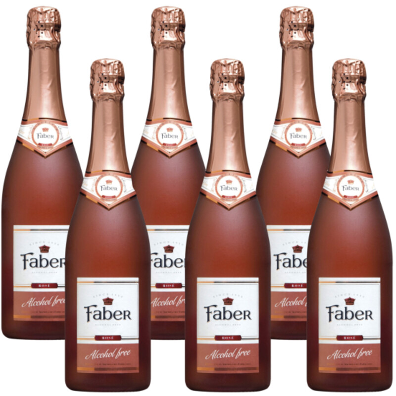 Een afbeelding van Faber Sparkling rosé alcoholvrij