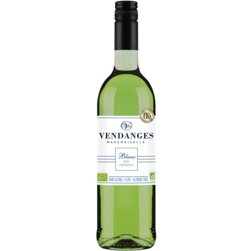 Een afbeelding van Vendanges Mademoiselles Blanc Organic Alcoholvrij