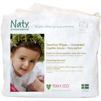 Afbeelding van Naty Eco sensitive babydoekjes parfumvrij