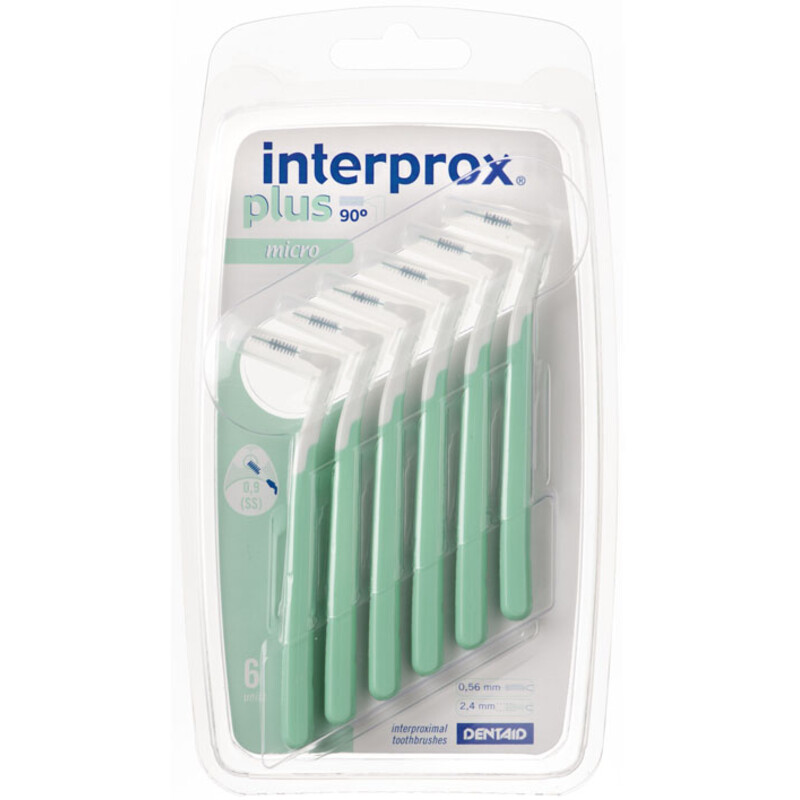Een afbeelding van Interprox Plus Interdentale rager micro groen