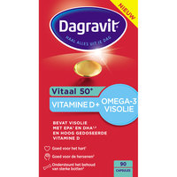 Een afbeelding van Dagravit  Vitaal 50+ Vitamine D + Omega-3 Visolie