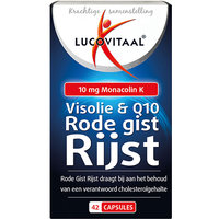 Een afbeelding van Lucovitaal Visolie & Q10 rode gist rijst capsules