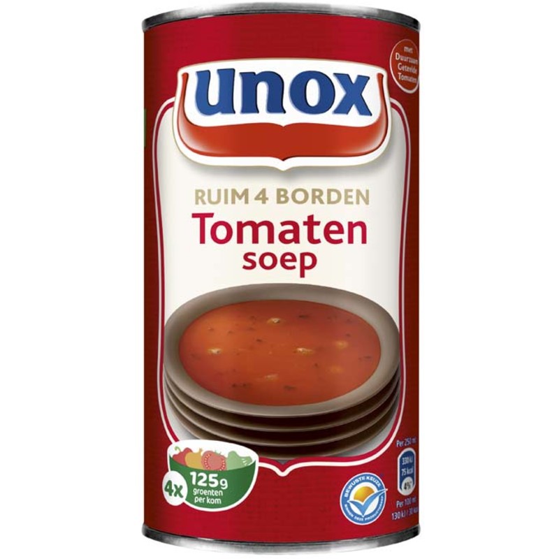 Een afbeelding van Unox Tomatensoep