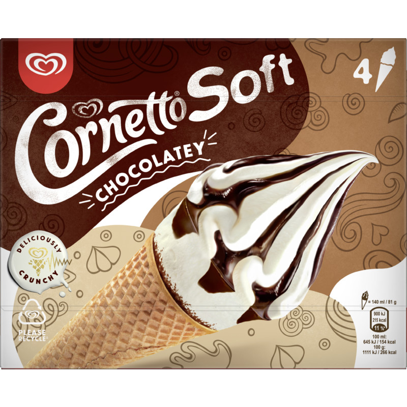 Bederven zuiverheid maximaal Cornetto Soft chocolatey bestellen | Albert Heijn