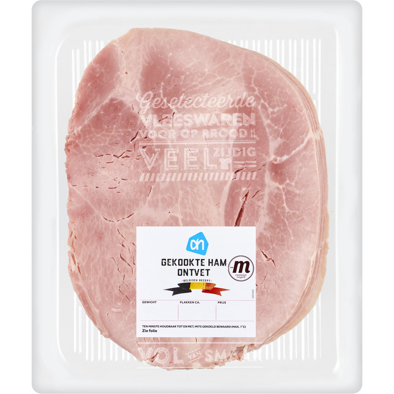 Een afbeelding van AH Gekookte ham ontvet bel