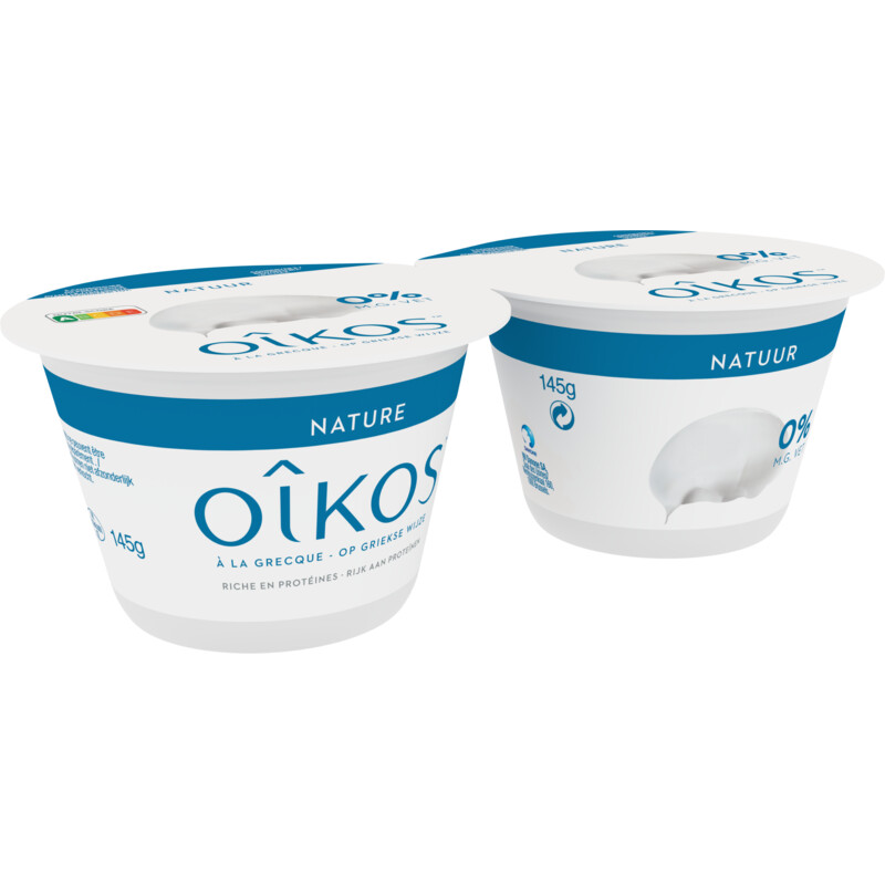 Een afbeelding van Oikos Yoghurt 0% nature bel