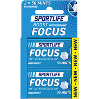 Een afbeelding van Sportlife Boost mints focus intensemint 2-pac