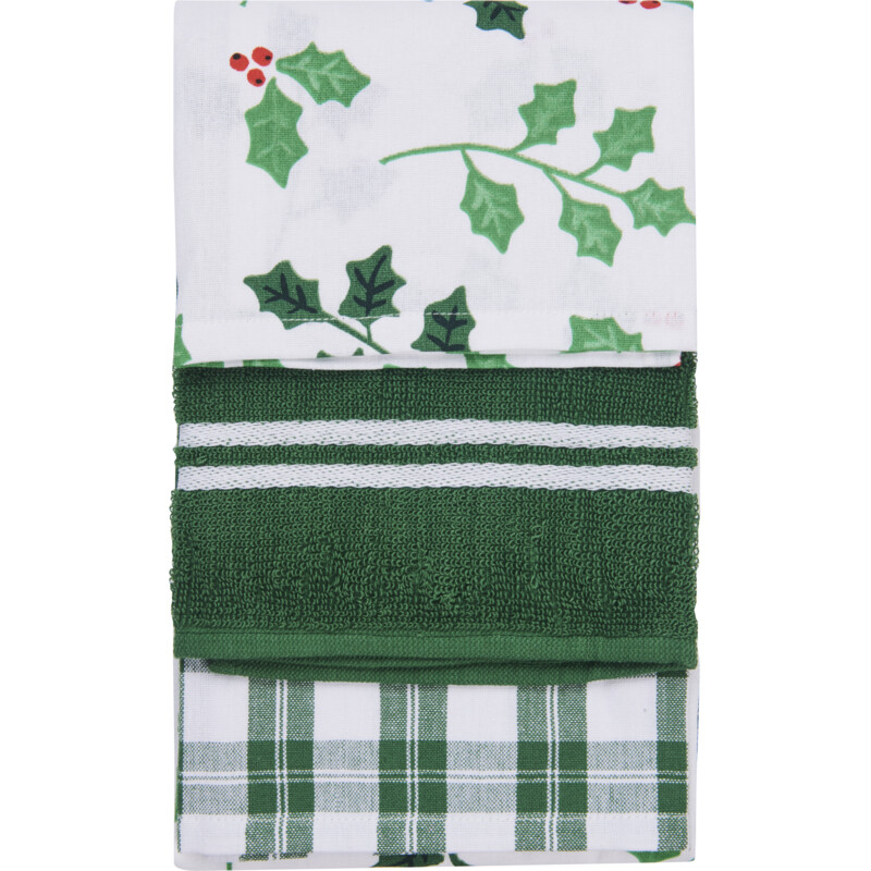 Een afbeelding van AH Keukentextielset groen