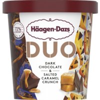 Een afbeelding van Häagen-Dazs Duo dark chocolate salted caramel ijs
