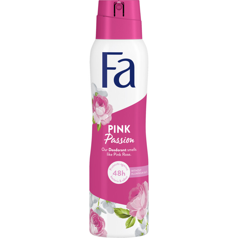 Een afbeelding van Fa Pink passion deodorant spray