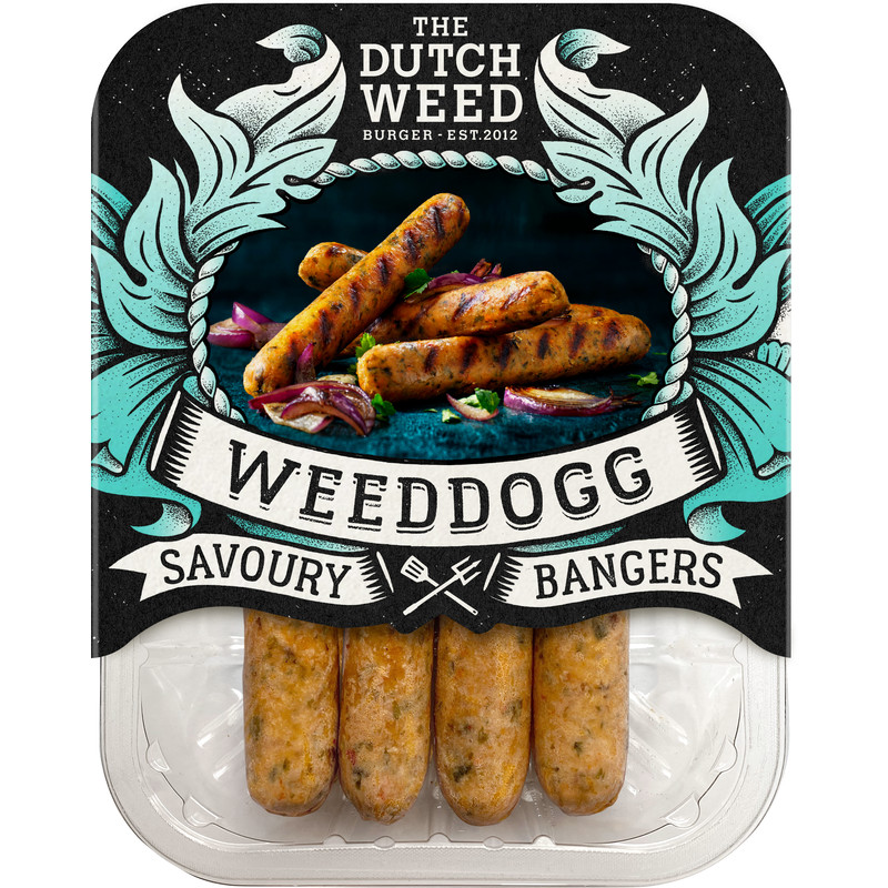 Een afbeelding van The Dutch weedburger Weed dogg