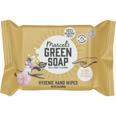 pdp-image-Marcel's Green Soap Hand wipes vanilla & cherry blossom