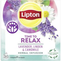 Een afbeelding van Lipton Time to relax lavender & camomile