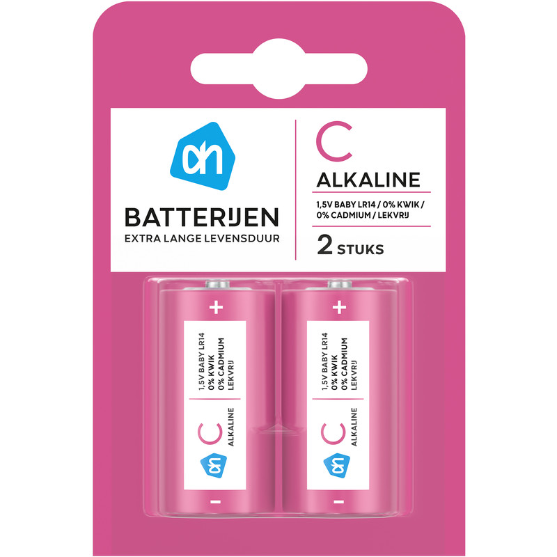 C alkaline batterijen Albert Heijn