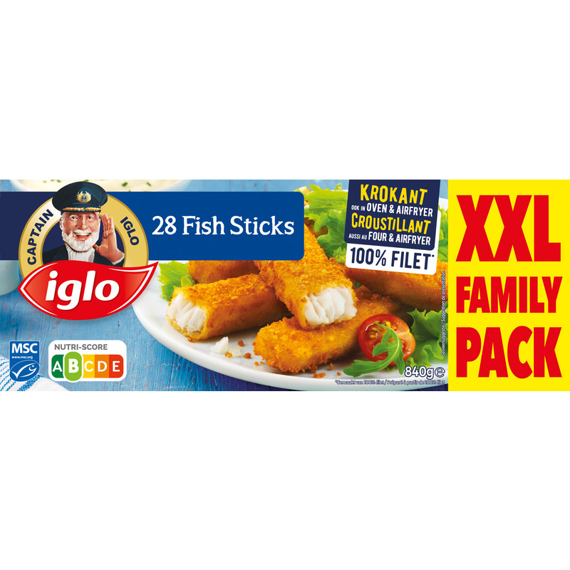 Uitvoeren Bezwaar Specialiteit Iglo Fish sticks bel reserveren | Albert Heijn