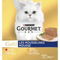 Een afbeelding van Gourmet Gold mousse 8-pack o.a. met tonijn