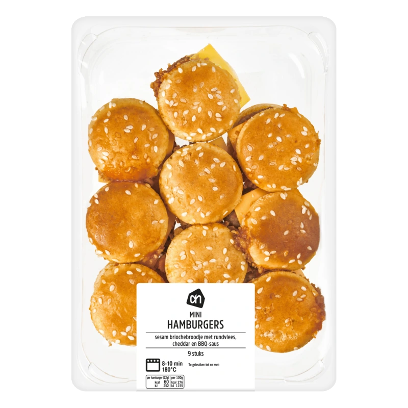AH Mini hamburgers bel