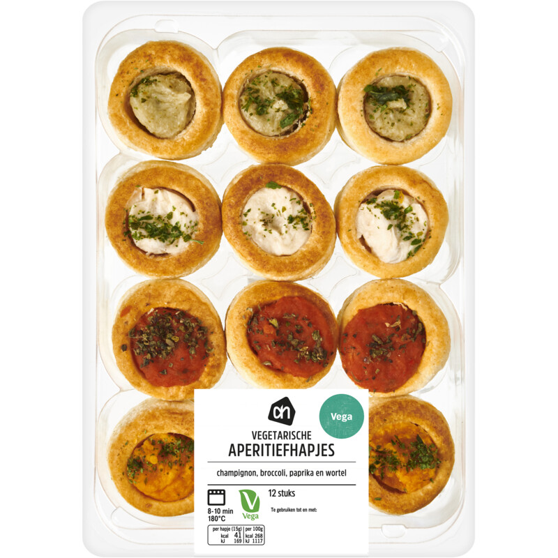 Een afbeelding van AH Vegetarische aperitiefhapjes bel