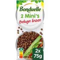 Een afbeelding van Bonduelle Beluga linzen 2 mini's voor salades