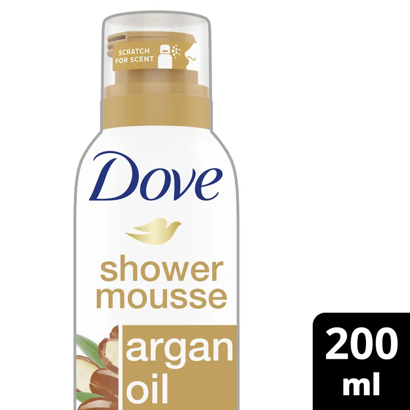 Dove Argan oil shower mousse
