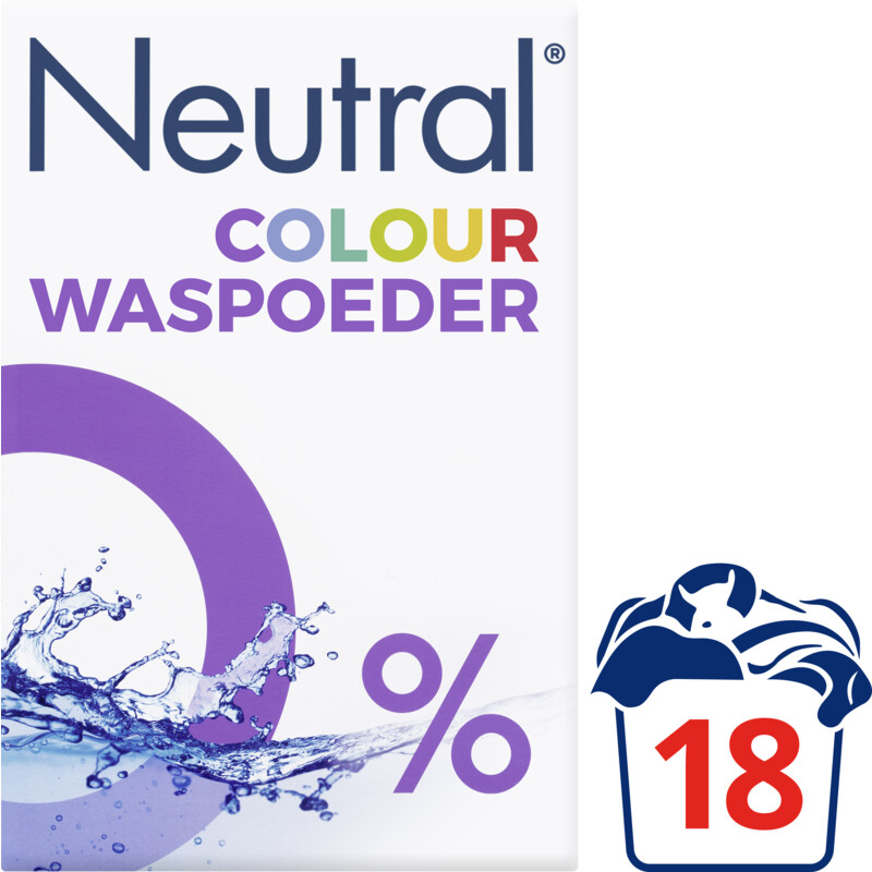 Een afbeelding van Neutral Parfumvrij waspoeder kleur