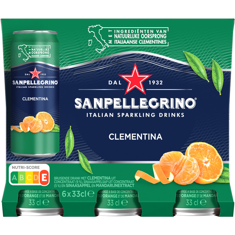 Een afbeelding van S. Pellegrino Clementina 6-pack