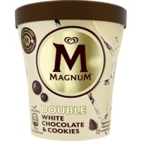 Een afbeelding van Magnum White chocolate & cookies pint