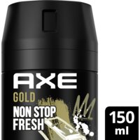 Een afbeelding van Axe Bodyspray gold deodorant