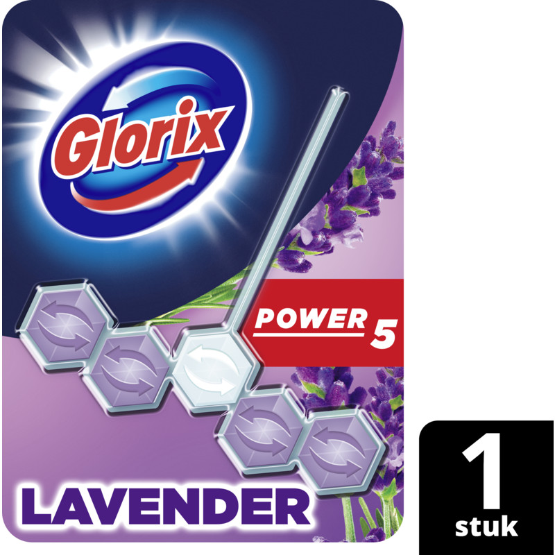 Een afbeelding van Glorix WC Blok Lavendel