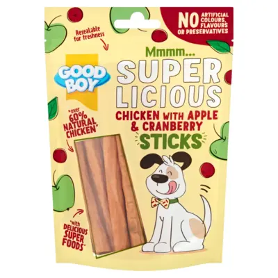 pdp-image-Good boy Super licious sticks chicken apple