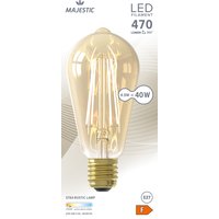Een afbeelding van Majestic Led filament rustieklamp 4,5watt goud