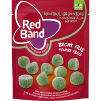 Een afbeelding van Red Band Menthol groentjes zacht fris