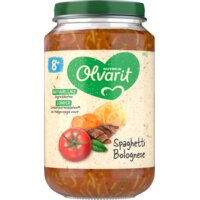 Een afbeelding van Olvarit Spaghetti bolognese 8m+