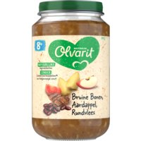 Een afbeelding van Olvarit Bonen appel rundvlees aardappel 8+ mnd