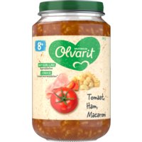 Een afbeelding van Olvarit Tomaat ham macaroni 8+ mnd