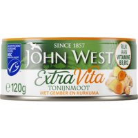 Een afbeelding van John West Extravita gember & kurkuma tonijn