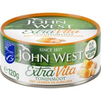 Een afbeelding van John West Extravita gember & kurkuma tonijn
