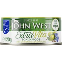 Een afbeelding van John West Extravita olijf & lijnzaad tonijn