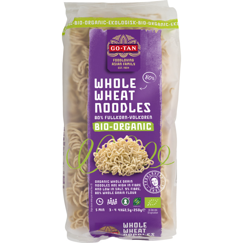 Een afbeelding van Go-Tan Whole wheat noodles bio-organic