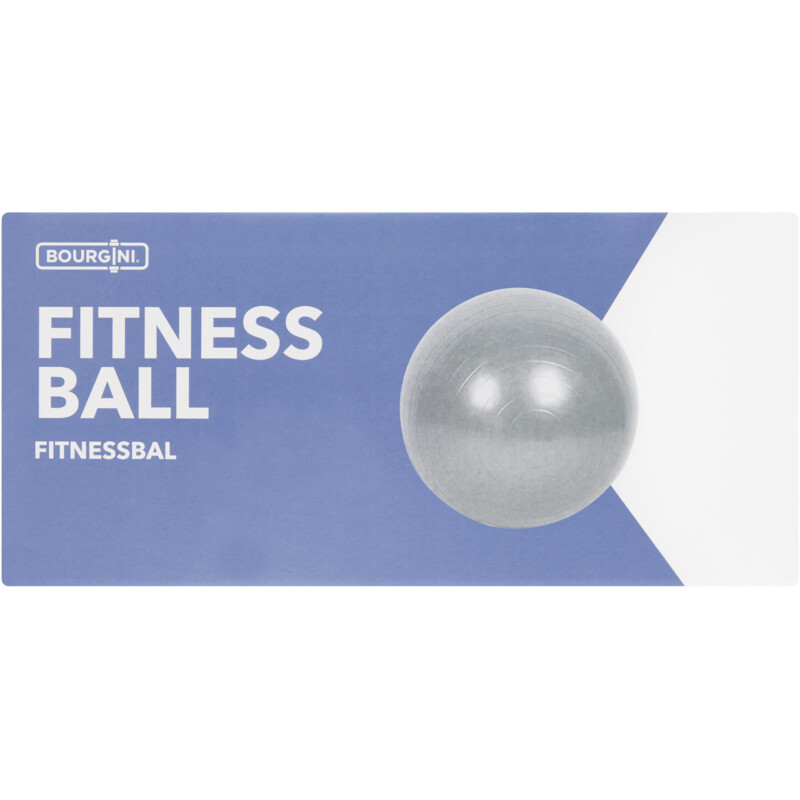 Een afbeelding van Bourgini Fitnessball grijs