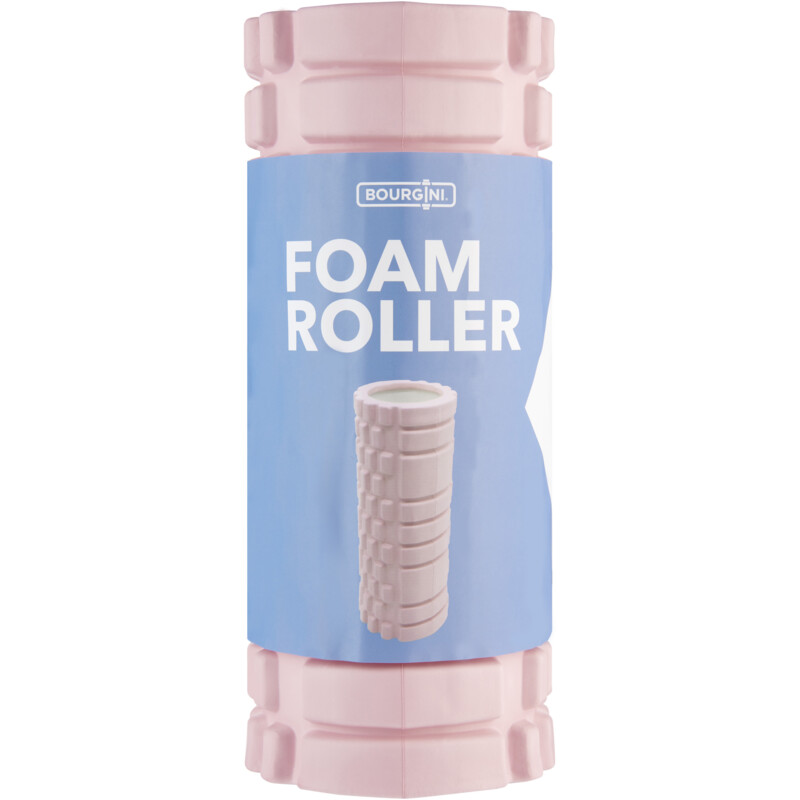 Een afbeelding van Bourgini Foam roller 33cm roze