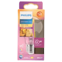 Philips Led fil standaard E27 60W dimbaar