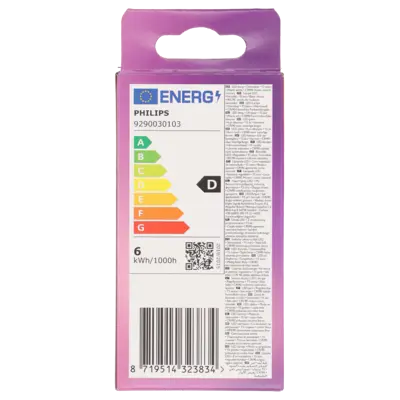 pdp-image-Philips Led fil standaard E27 60W dimbaar