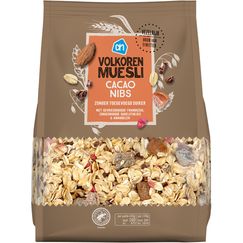 AH Volkoren muesli cacao nibs bestellen Albert Heijn