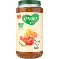 Een afbeelding van Olvarit Tomaat tonijn pasta 12+ mnd
