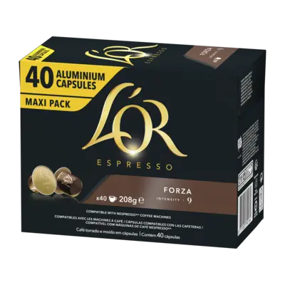 pdp-image-L'OR Espresso forza capsules maxi pack