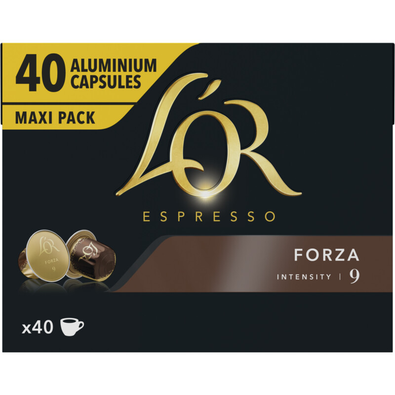 Een afbeelding van L'OR Espresso forza capsules maxi pack