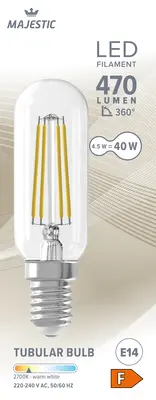pdp-image-Majestic Led fil buis E14 40W