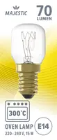 Majestic Ovenlamp E14 15W